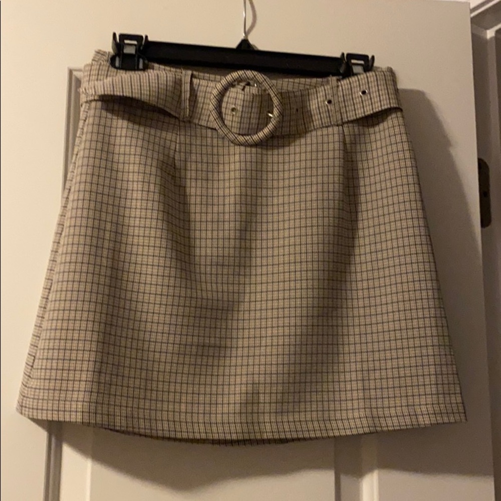 ASOS plaid mini skirt